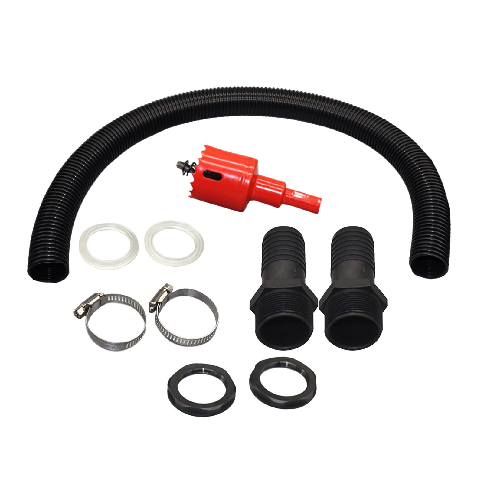 Zxpjkyu Rain Barrel Link Connector Hose Connection Pipe Lightweight Water Collection for 2.5cm With Taper