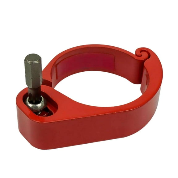 Zxpjkyu Truck Tailgate Lock Easy to Install Parts Protection Professional Aluminum Alloy Red