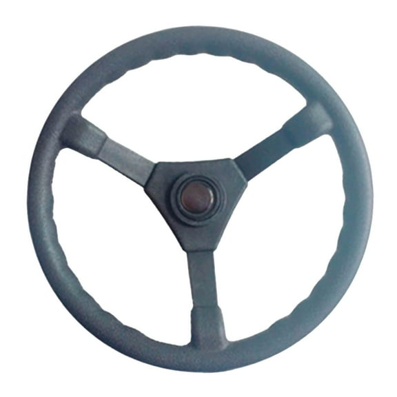 Zxpjkyu Universal Boat Steering Wheel 350mm Replacement Plastic Control 3 Spoke Fit for