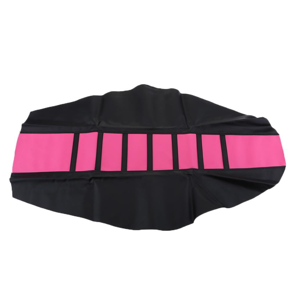 IUVWISN Universal Motorcycle Soft Seat Cover - Non-Slip, Waterproof, For Dirt Pit Bike, Motocross, Black
