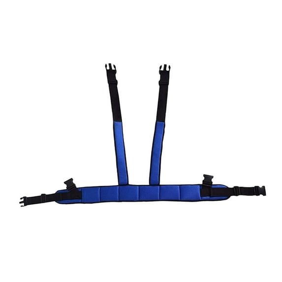 Zxpjkyu Wheelchair Fixing Belt Adjustable Breathable Elastic Waist Mesh Anti-Slip Back Straps Support for Elderly Patients Blue Prevent Sliding Aids