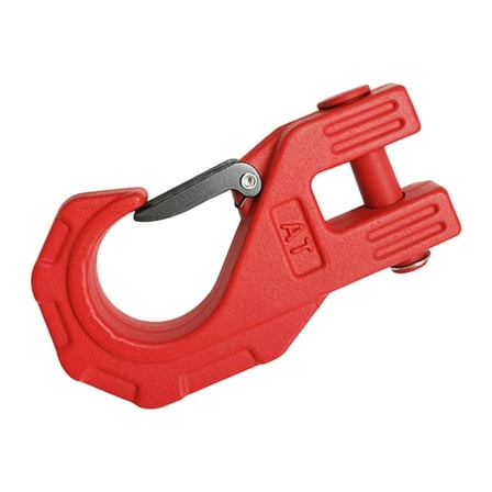 Zxpjkyu Winch Hook Auto Repair Accessory Drag Hooks Connector for Truck ATV SUV Red
