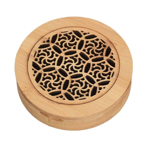 Zxpjkyu Wood Fragrance Burner Box Censer Fragrance Diffuser Home Farmhouse New Year Gift B