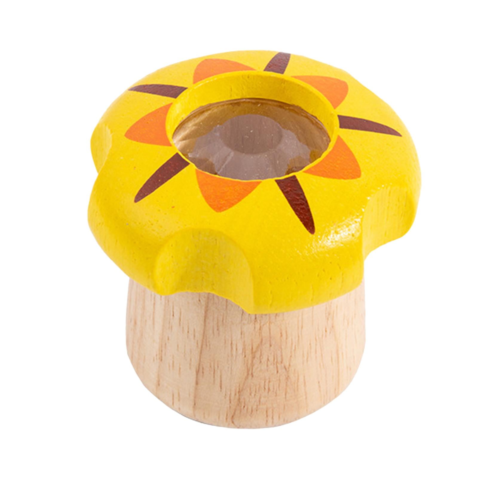 Zxpjkyu Wooden Kaleidoscope Educational Classic Sensory Development ...