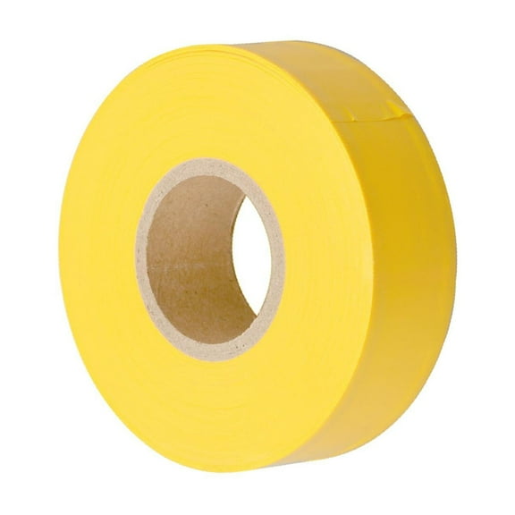 Zxpjkyu Yellow Flagging Tape 45M Length PVC Survey Tape for Hazardous Areas Marking Home