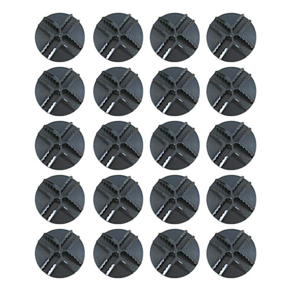 Zxpjkyu wire shelving unit Clasp Buckles 20 Pieces Black Round