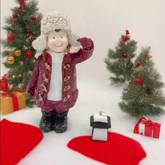 Zxsyw Children And Solar Lantern Sculpture Warm Holiday Decoration Protection And Energy Saving Personalized Role Design Adapt to indoor And Outdoor