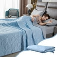 thumbnail image 1 of Zxsyw Cotton Cooling Sheets Set of 4, White Pillow Cases for Hot Sleepers, Double Sided Cold Effect Blanket - Summer Comforter for Night Sweats and Cooler Sleep, 1 of 5