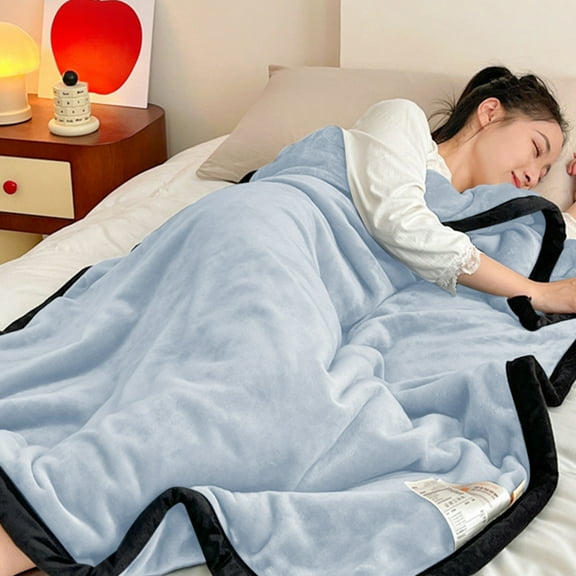 Zxsyw Cozy Cooling Bed Sheets for Hot Sleepers - Flannel Air Conditioner Blanket, High-Density Plush Bedding for Ultimate Comfort and Softness