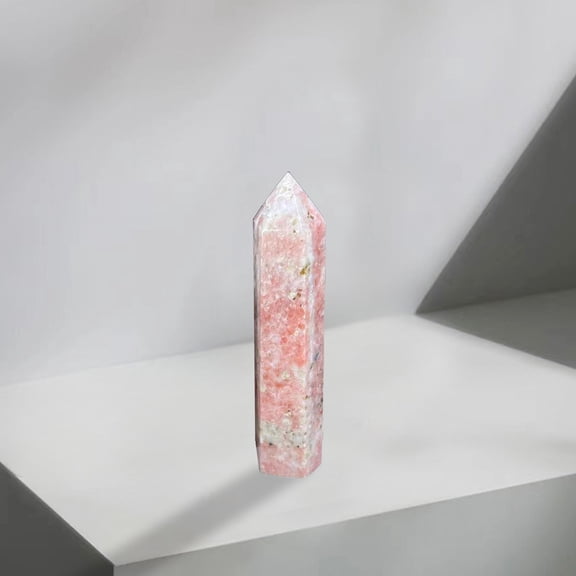 Zxsyw Crystal Hexapod Energy Tower Light, LED Home Decor Accent for Living Room, Unique Modern Decorative Crystal Tower for Interior Design