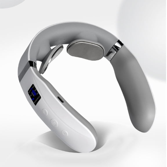 Zxsyw Intelligent Neck Massager - Electric Neck Massager with Pulses for Pain Relief - Premium Neck Relaxation Tool for Stress Relief and Comfort