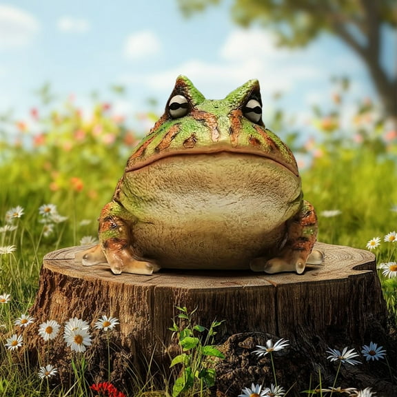 Zxsyw Outdoor Garden Resin Statue - Decorative Ornaments for Patio and Entryway - Unique Home Desktop Decor Accent, Perfect for Garden Lovers