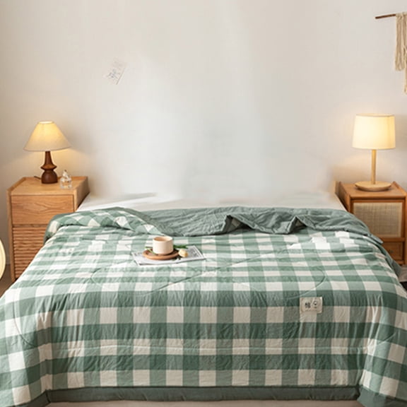 Zxsyw Queen Size Bed Sheets for Summer, Cool and Breathable Student Quilt, Soft Family Quilt for Refreshing Sleep