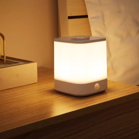 Zxsyw Sleep Night Light with Eye Soft Light Bedside Lamp Sleep Lamp Non Slip Base Wireless Remote Control infinitely Dimmable Ultra Long Battery Life