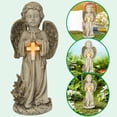 thumbnail image 1 of Zxsyw Solar Angel Garden Statues Praying Angel Figure Watertight Angel Figure on The Grave Outdoor Decoration Angel Sculpture Decorative Yard, 1 of 5