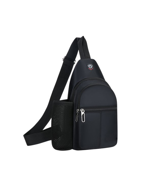 Travel Bag Travel Fashionable Chest Bag For Men Women Lightweight Large Capacity Fabric Waterproofing Sling Bag Convenient Crossbody Front Pack