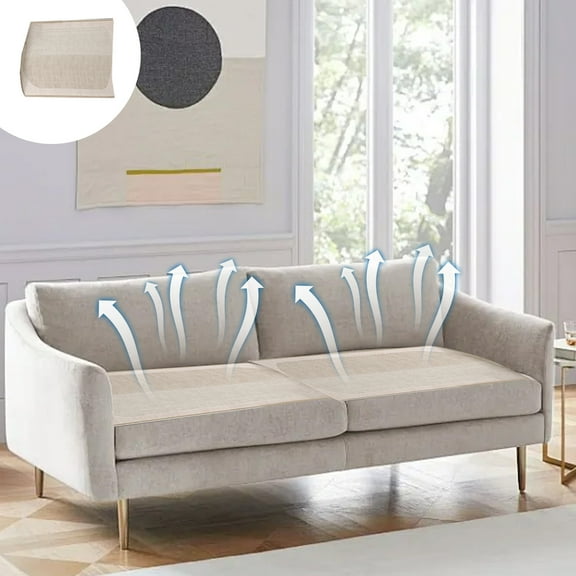 Zxsyw Universal Cool Mat, Ice Silk Sofa Cushion, Breathable Non-Slip Summer Mat, Comfortable Cool Towel Cover for Home Use, Chill Effect for Hot Weather