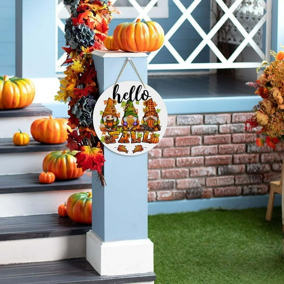 Zxsyw Wooden Crafts Door Sign Round Sign Decorative Sign Home Hanging