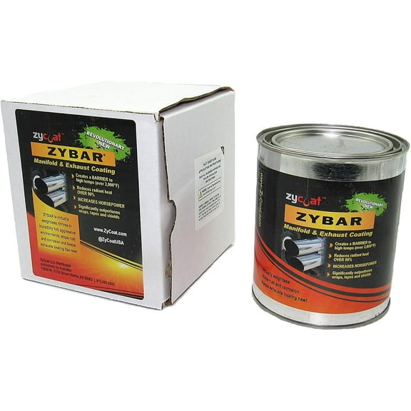 ZyCoat ZyBar 11032 High Temperature Coating - Midnight Black, 32 Ounce