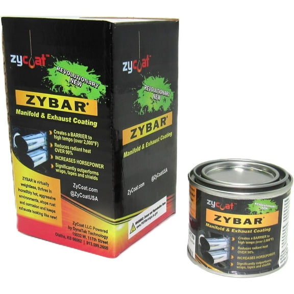ZyCoat ZyBar 12004 High Temperature Coating - Medium Gray, 4 Ounce