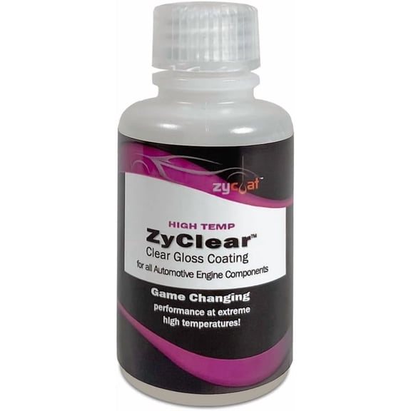 ZyCoat ZyClear 15008 High Gloss, High Temperature Clear Coat - Clear, 8 Ounce