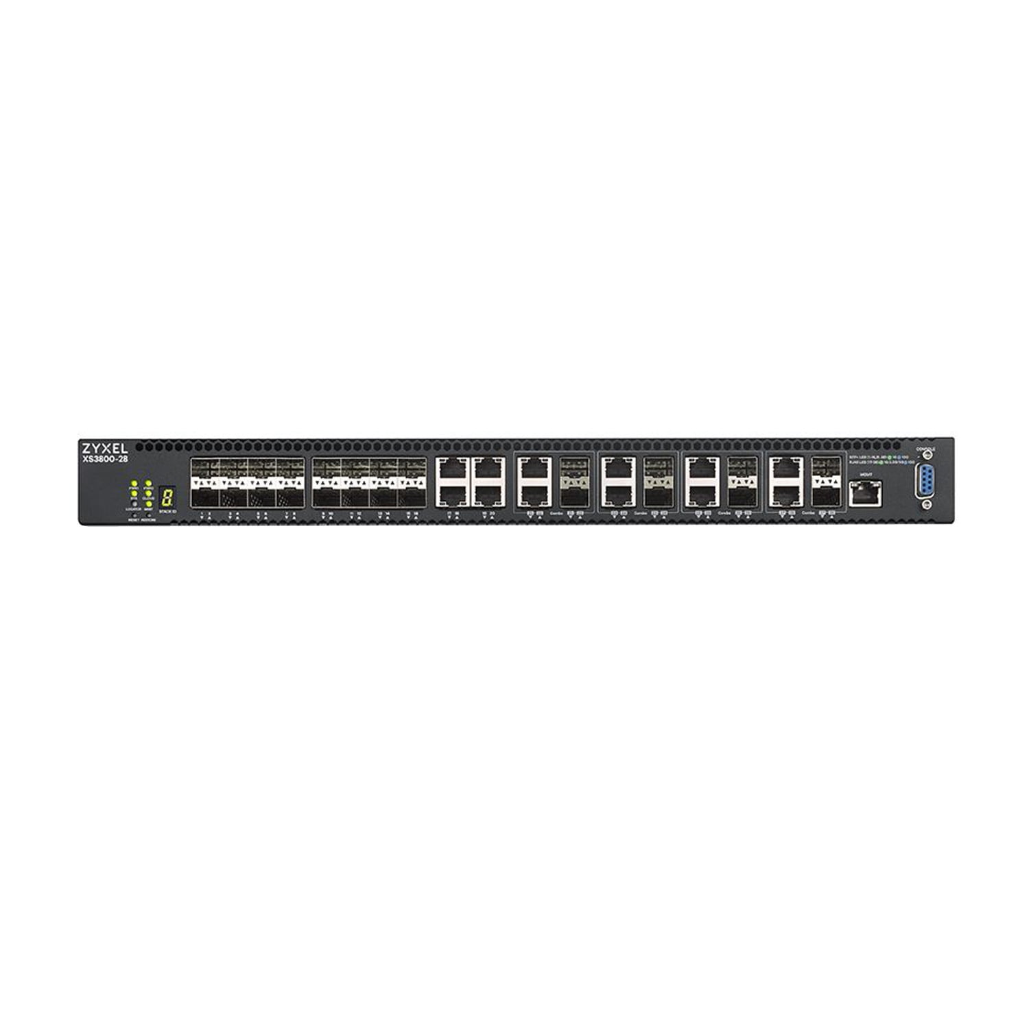 ZyXEL 28-Port 10GbE L2 plus Managed Switch, Black