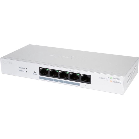 5 Port GbE PoE Managed Switch