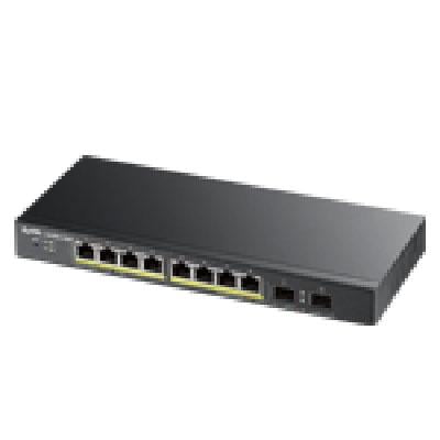 ZyXEL GS1900-10HP, 8 Port GbE PoE Web Switch