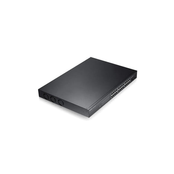 ZyXEL GS1900-24HP, 24-port GbE L2 PoE Smart Switch, rackmount, 170 Watt