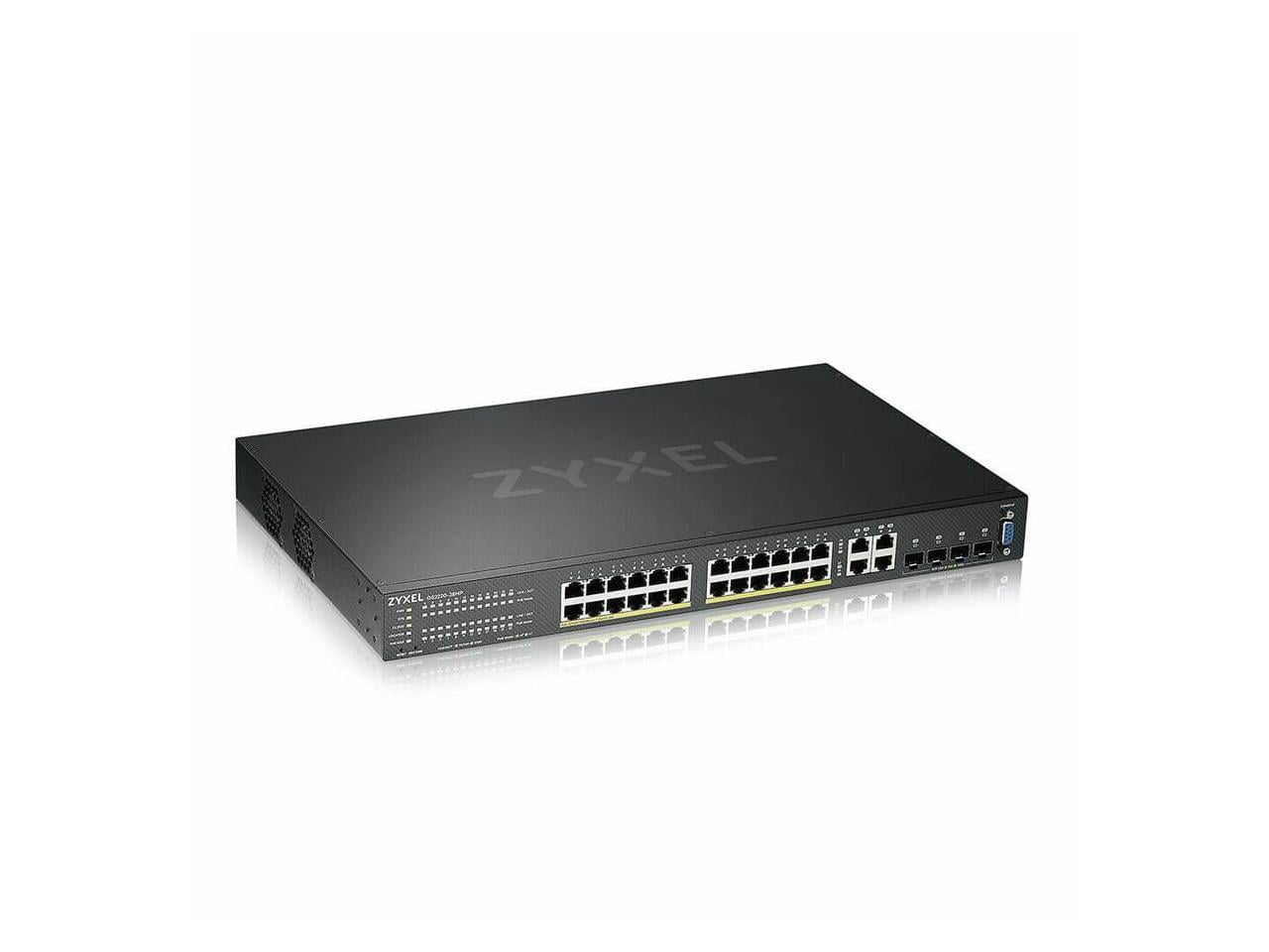 ZyXEL GS2220-28HP 24-Port Gigabit Ethernet Layer 2 Managed PoE+ Switch