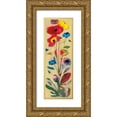thumbnail image 1 of Zybala , Jennifer 7x14 Gold Ornate Wood Framed with Double Matting Museum Art Print Titled - Wildflowers I, 1 of 4