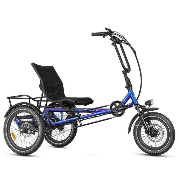 Zycle Z500 CITY Electric Trike 750W 15AH Battery City Tire Comfortable Seat with Parking Brake & Differential for Seniors