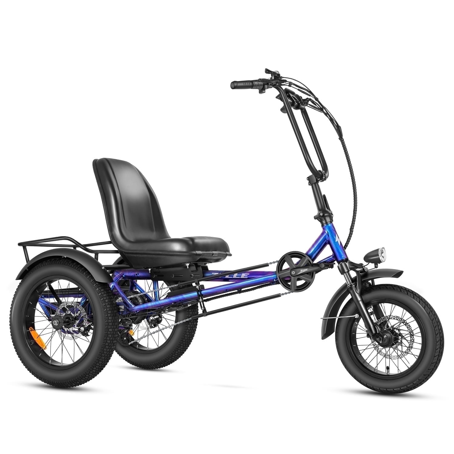 Zycle Z500 Standard Electric Trike 750W 15AH Battery Fat Tire Wider Seat with Parking Brake & Differential for Seniors