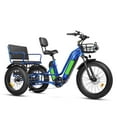 thumbnail image 1 of Zycle Z700 Electric Trike for Adults, 750W Rear Motor Electric Trike with Passenger Seat, 20AH/40AH 48V, Dual-Battery System 2 Seater Electric Tricycle, Parking Brake, Differential, 1 of 16