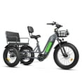 thumbnail image 1 of Zycle Z700 Electric Trike for Adults, 750W Rear Motor Electric Trike with Passenger Seat, 20AH 48V, 2 Seater Electric Tricycle, Parking Brake, Differential, 1 of 16