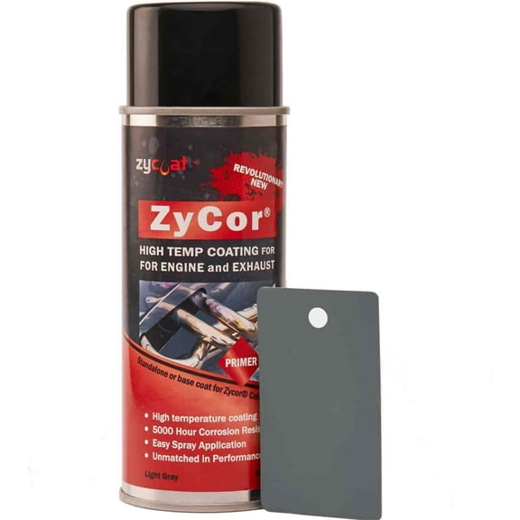 ZyCoat ZyCor 50000 DIY High Temperature Aerosol Coating - Primer, 13 Ounce