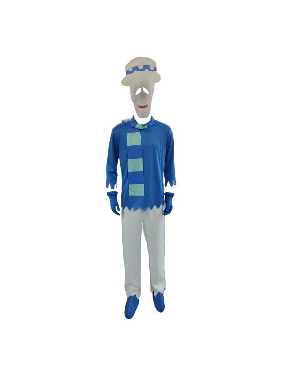 Anime Snow Ice Miser Cosplay Costume - B'oys Girls Holiday Long Sleeve Shirt Pants Mask Top Hat Scarf Gloves Set Halloween Christmas Stage Cosplay Outfit