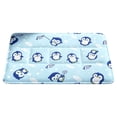 thumbnail image 1 of Zydvens Cute Rainbow Dog Cooling Mat - Channeled Padded Pastel Ombre Pet Bed - Breathable Quilted Summer Mattress Cushion with Assorted Patterns for Indoor Floor Crate Sofa Car Use, 1 of 5