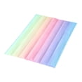 thumbnail image 1 of Zydvens Cute Rainbow Dog Cooling Mat - Channeled Padded Pastel Ombre Pet Bed - Breathable Quilted Summer Mattress Cushion with Assorted Patterns for Indoor Floor Crate Sofa Car Use, 1 of 5