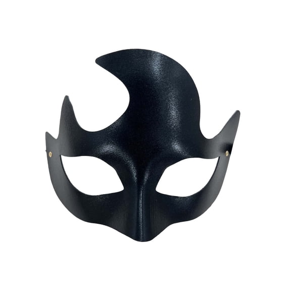 Zydvens Metallic Halloween Mask for Adults - Glitter Flame Half Face Mask Halloween Costume Masquerade Party Accessories - Pack of 1 Shiny Face Mask halloween Colors