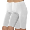 thumbnail image 1 of ZyeKqe 2 Piece Yoga Shorts for Women High Waisted Knee Length Biker Shorts Ribbed Knit Workout Shorts, 1 of 8