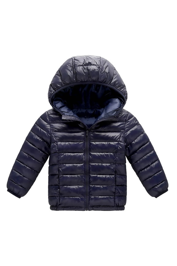 Baby Boys Girls Toddlers Winter Coat Puffer Jacket Hooded down Snow Jacket Coat Outerwear with Pockets