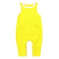 thumbnail image 1 of ZyeKqe Baby Clothes Newborn Boys Girls Sleeveless Jumpsuits 1 Piece Outfits Crewneck Rompers Long Pants Onesies, 1 of 9