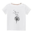 thumbnail image 1 of ZyeKqe Baby Clothes Toddler Boys Girls Summer Top Short Sleeve Round Neck T Shirts Graphic Print Cute Tees, 1 of 3