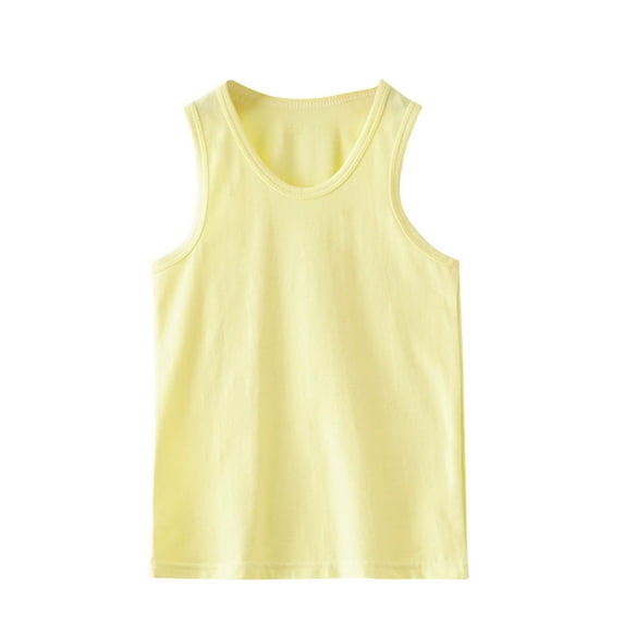 ZyeKqe Baby Clothes Toddler Boys Girls Tank Tops Sleeveless Soft Comfy Shirts Crewneck Casual Comfy Undershirts