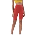 thumbnail image 1 of ZyeKqe Biker Shorts for Women Seamless High Waisted Short Stretchy Slim Fitted Knee Length Workout Yoga Shorts, 1 of 3