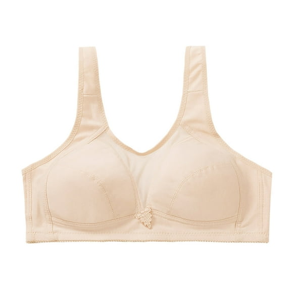 ZyeKqe Bra for Seniors No Underwire Full Coverage Everyday Bras Soft Wireless Sleep Bras