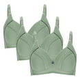thumbnail image 1 of ZyeKqe Bras for Women 3 Pack Wireless Full Coverage Push up Bras Comfortable Fashion Everyday Lace Bras, 1 of 2