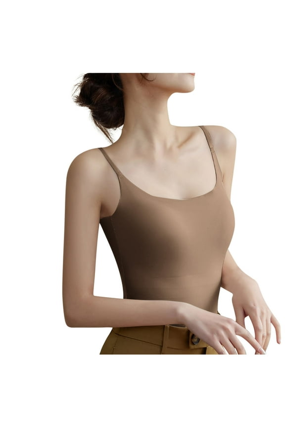 Camisole Tops for Women Spaghetti Strap Sleeveless Undershirts Stretchy Soft Base Layer Vest Loungewear