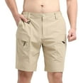 thumbnail image 1 of ZyeKqe Cargo Shorts for Men Drawstring Low Waisted Outdoor Hiking Shorts Straight Wide Leg Summer Shorts, 1 of 6
